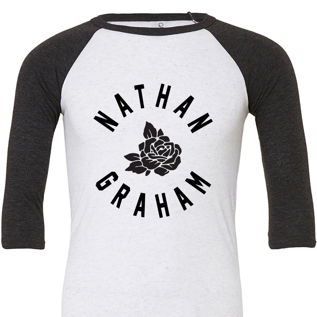 Rose Baseball Raglan Shirt